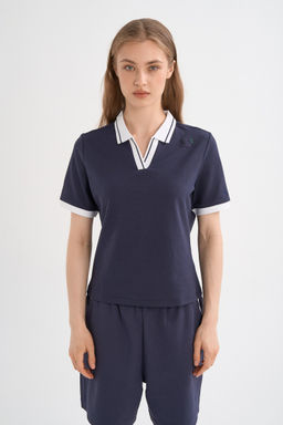 Поло Синий ANTA ICONIC SS Polo