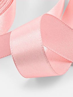Лента атласная, 20 мм × 23±1 м, розовая