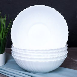 Столовый набор 14 предметов с вазой для фруктов / 13/7578/XN (WHITE) /уп 2/цветная коробка - Галеонтрейд фото 5