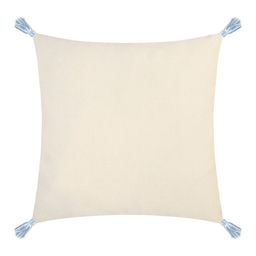 Наволочка декоративная Этель Бохо, 45х45 см, цвет молочный, 100% хлопок  фото 4