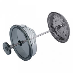 Френч-пресс стеклянный корпус Franco 0,6л, д9см, h19см, боросиликатное стекло, крышка/пресс из нержавеющей стали, черный, цветная коробка, Regent (Китай) - Домашняя Мода фото 4