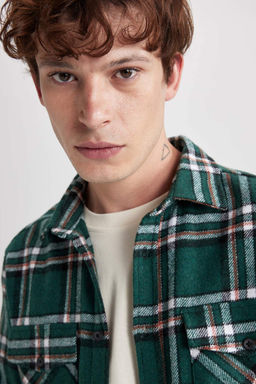 Рубашка Lumberjack с длинным рукавом в клетку стандартного кроя - Defacto фото 5