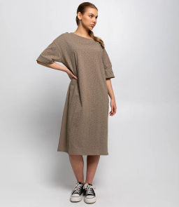 Платье #КТ12012, хаки