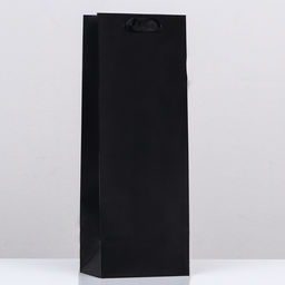 Пакет под бутылку Чёрный, 13 x 36 x 10 см