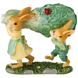 СТАТУЭТКА КРОЛИКИ 13,5Х7Х12 СМ