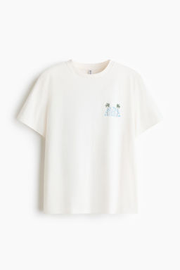 Camiseta estampada de algod?n