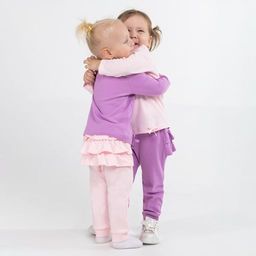 CRB wear/CWNG 70068-27-281 Брюки для девочки, светло-розовый/Ex.Cherubino  фото 3