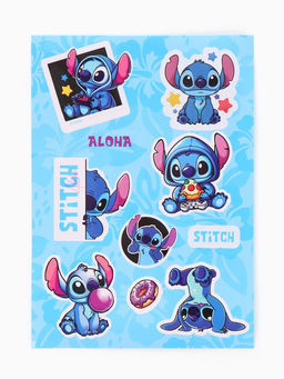 Набор Ежедневник А5, 80 л, ручка и наклейки Стич