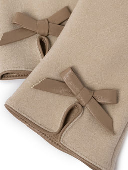 Перчатки жен флис LB-CP-139 l.beige