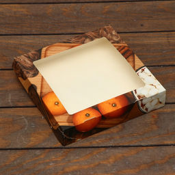 Цена за 20 шт. Коробка складная Новогоднее настроение, 20 х 20 х 4 см - UPAK LAND фото 2