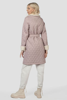 Пальто женское демисезонное(пояс) - El podio фото 4