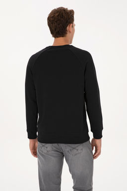 Erkek Siyah Basic Sweatshirt - U.s. polo assn фото 5