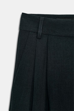 WIDE BERMUDA SHORTS WITH PLEATS - Zara фото 14