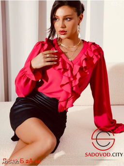 Блузка женская с рюшами