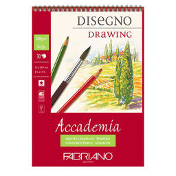 Fabriano Альбом для эскизов Accademia 200 г/м2 A4 21 х 29.7 см на спирали 30 л. 44202129