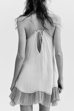 Vestido lencero con ribetes de encaje - H&m фото 4