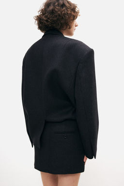 Minifalda sastre en mezcla de lana - H&m фото 5