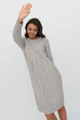 ЗЛАТА Платье С 1931/серо-бежевый