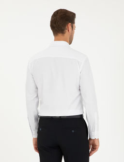 Рубашка Pierre Cardin Oxford Slim Fit белая