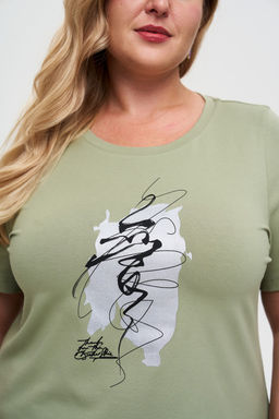 Футболка Рассвет оливковый - Intikoma фото 2