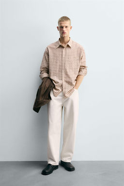 TEXTURED CHECK SHIRT