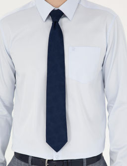 A__k Mavi Regular Fit Uzun Kollu Basic G_mlek