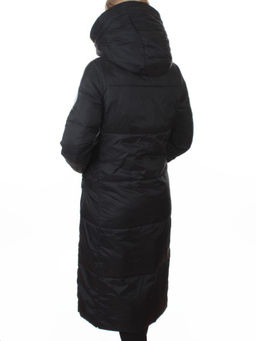 3068 BLACK Пальто пуховое женское с внутренним жилетом (утиный пух) - Fashion фото 6