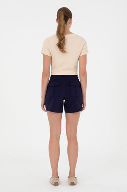 Женские темно-синие вязаные шорты Неожиданная скидка в корзине - U.s. polo assn фото 4