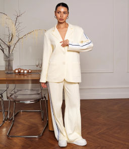 Костюм #ОКТ205001, кремовый - Dommod фото 3