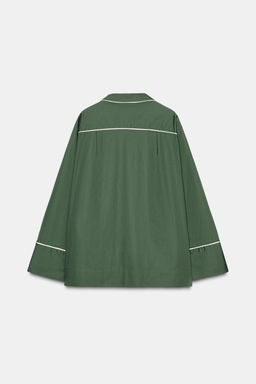 CONTRAST POPLIN SHIRT - Zara фото 6