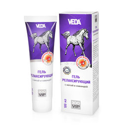 Гель релаксирующий от усталости, отеков, болезненности лап с мятой и лавандой (в тубе)