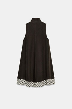 CHECK COMBINED MINI DRESS - Zara фото 6