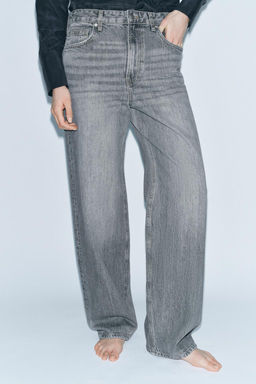 ZW COLLECTION BAGGY MID-WAIST JEANS - Zara фото 6