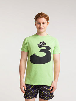 Футболка ЗАПОРОЖЕЦ Avto 3 BRIGHT GREEN