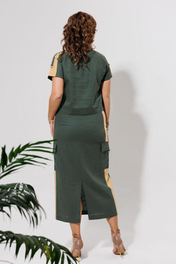 Костюм Galean Style 964 хаки с песочным