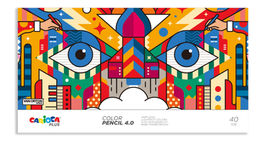 "Carioca Plus" Карандаши цветные заточенный 40 цв. 45204