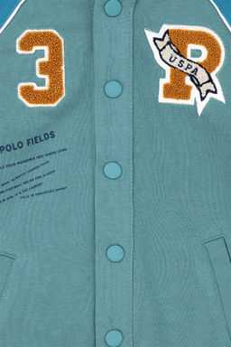 Мятный свитшот для мальчика - U.s. polo assn фото 3