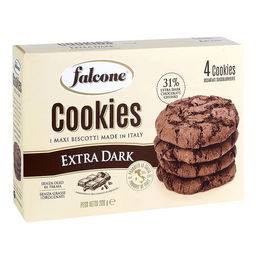 Печенье сахарное Cookies с темным шоколадом "falcone" (0,200 кг)