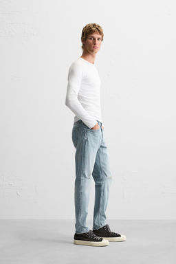 RIPPED SKINNY FIT JEANS - Zara фото 4