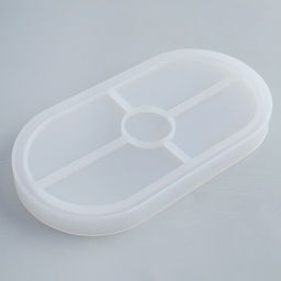 Подставка из гипса. Набор для создания поддона с поталью «Овал»