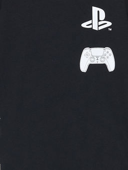 Bisiklet Yaka PlayStation Bask?l? Erkek ?ocuk Ti??rt - Waikiki фото 2