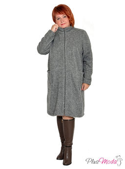 Жакет-дубленка Модель №1315 размеры 44-84 - Plusmoda фото 5