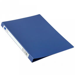 Папка с зажимом А4, ширина корешка 20мм, пластик, цвет - синий (Китай)