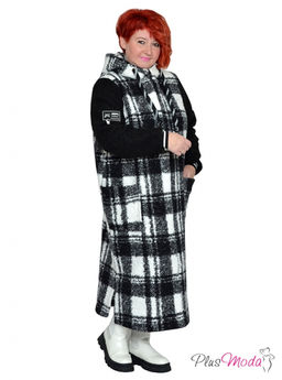 Пальто Модель №1773 размеры 44-84 - Plusmoda фото 3