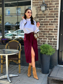 Юбка AURA 5064-164-Р винный