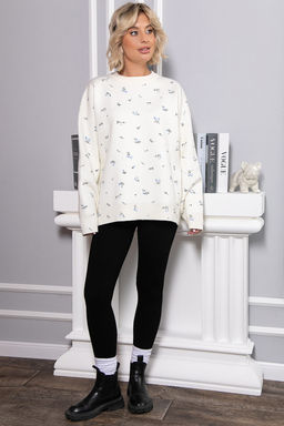 Лосины в рубчик утепленные нью (черные) Б14807-7М