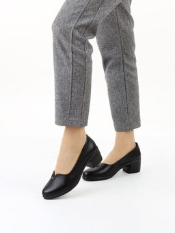 06-YDN15-20 BLACK Туфли женские (натуральная кожа)