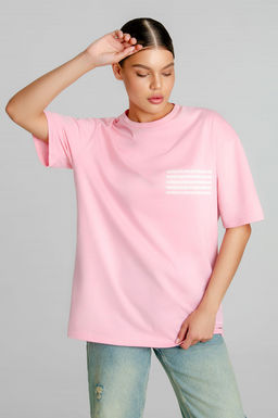 Арт. 3157 Футболка женская 42-48 (4 шт) Цвет:небесный - Калинка фото 31