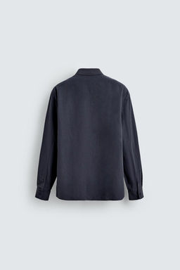 RELAXED FIT FLOWING SHIRT - Zara фото 7
