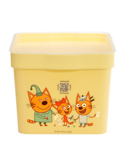 Ящик для хранения детский, с крышкой, 2.3 л, Три Кота